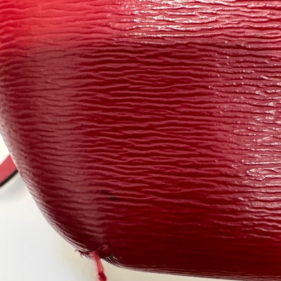 Ralph Lauren Red Leather tote purse - Picture 5 of 10